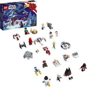 ASSEMBLAGE CONSTRUCTION Calendrier de l'Avent Star Wars - Lego - 75279 - Blanc - Mini Noël
