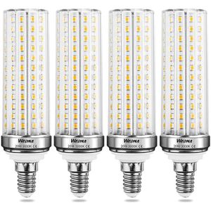 Ampoule LED E14 20W Blanc Froid 6000K,Ampoule LED Maïs,200W Équivalent  Ampoules à Incandescence,2200LM Remplacer la Lumière Incandescente