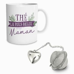 SERVICE À THÉ - CAFÉ Coffret mug boule à thé Maman