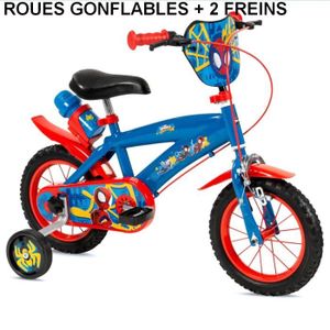 VÉLO ENFANT Vélo enfant - Spiderman - 12 pouces - garçon - 3 à