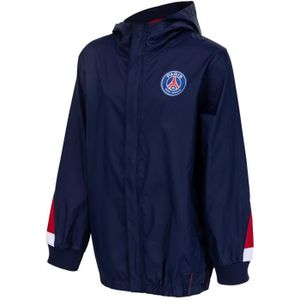 VESTE DE FOOTBALL – MANTEAU DE FOOTBALL – DOUDOUNE DE FOOTBALL  Coupe vent enfant PSG - Collection officielle PARI