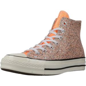 converse blanche et orange