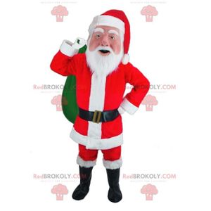 DÉGUISEMENT - PANOPLIE Mascotte de père Noël habillé en rouge et blanc - 