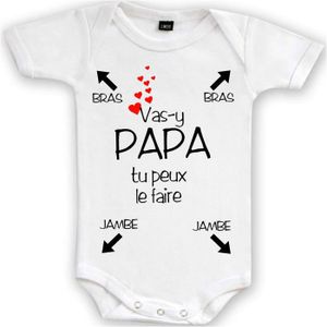 BODY BÉBÉ HUMOUR PAPA 100% COTON – La Maison Des Mamans