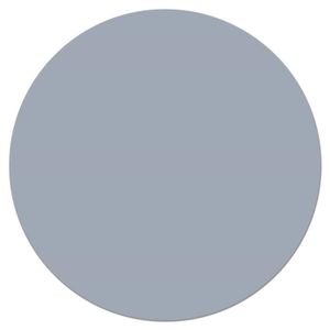 TAPIS Tapis Vinyle Panorama Ronde Bleu Lisse 100x100 cm 