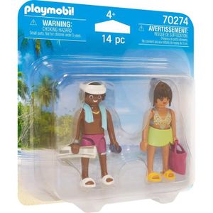 UNIVERS MINIATURE PLAYMOBIL - 70274 - Playmobil Duo - Couple de vacanciers