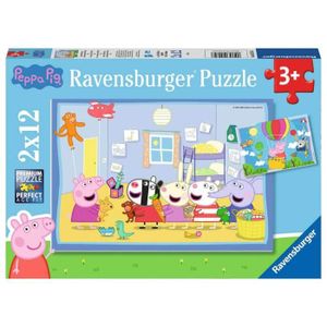 PUZZLE Puzzles 2 x 12 pièces - Ravensburger - Les aventur