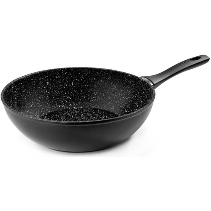 Poêle wok mandala 28 cm - Beka Noir - Cdiscount Maison