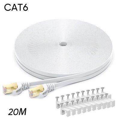 LEENUE Connecteur RJ45 Sans Outil Cat6 – 1 Gbit/s 250 MHz, Contacts Or, Réutilisable, Idéal PoE – Lot De 4