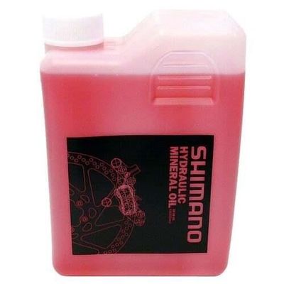 Huile minérale pour disque de frein Shimano Rouge 1L