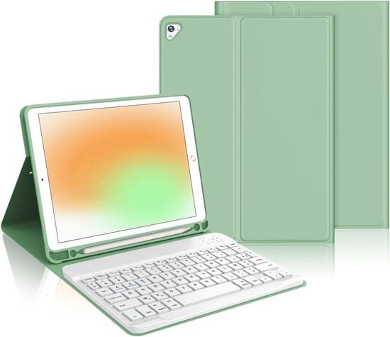 Coque Clavier Bluetooth AZERTY Pour IPad 9.7" - Compatible IPad 6/5, Air 2/1, Pro 9.7, Détachable - 8