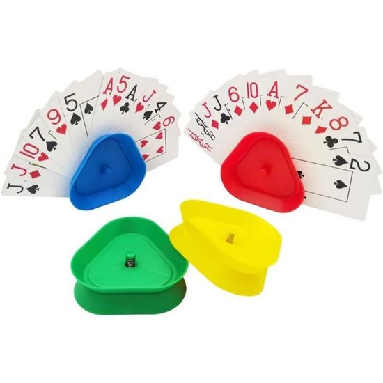 Yasmous Lot de 4 Porte-Cartes à Jouer en Bois Supports de Cartes à Jouer Support de Jeu de Cartes, Support de Poker Jouer pour Enfants, Adultes, Personnes Âgées Yasmous Lot de 4 Porte-Cartes à Jouer en Bois Supports de Cartes à Jouer Support de Jeu de Cartes, Support de Poker Jouer pour Enfants, Adultes, Personnes Âgées