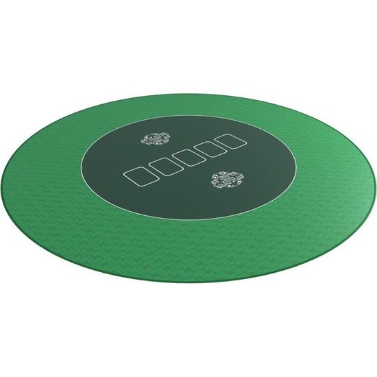 Tapis De Table Antidérapant Noir 40x60 Cm - Pour Jeux De Cartes, Poker, Tours De Magie, Accessoire Pratique - 2