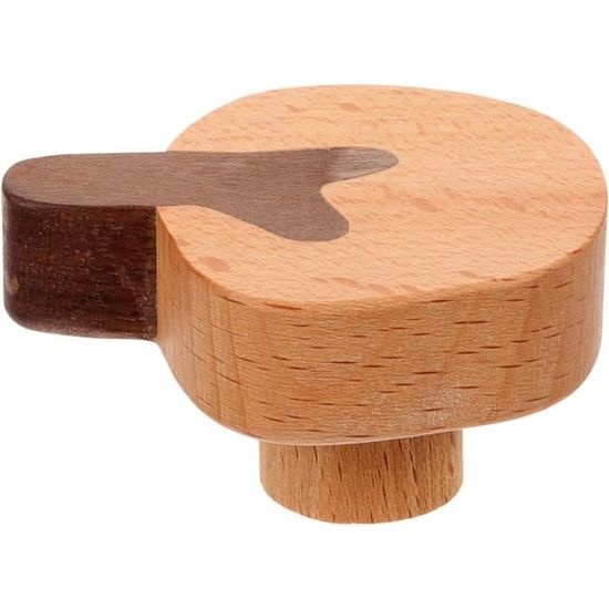 Orobor Lot De 5 Crochets Uraux En Bois En Fore D'aniaux Pour