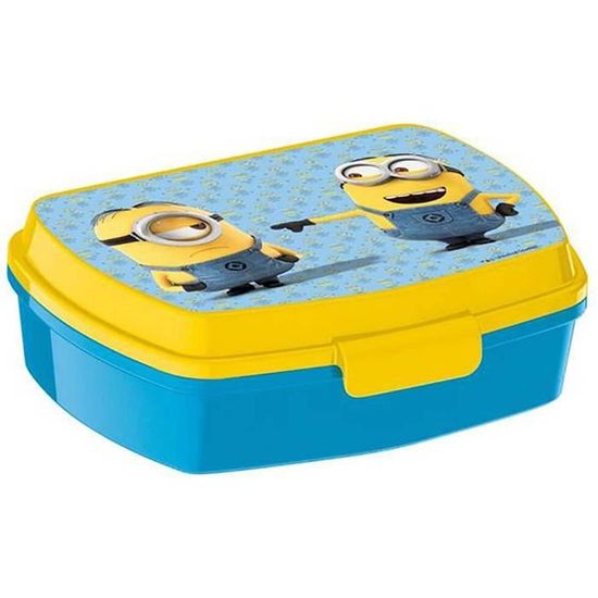 Boîte Goûter Fun House PADDINGTON - 16.5x11.5x6.5cm - Jaune - Idéale école, Pique-nique - Enfant