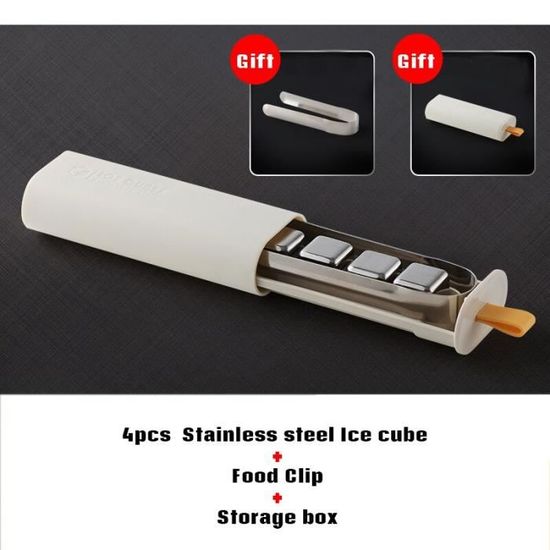 Seau à Glace Rectangulaire En Inox – Grand Format Pour Refroidir Bouteilles De Vin, Bière – Idéal Bar, Extérieur