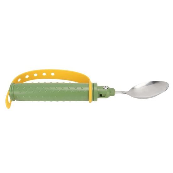 Cuillère à Nourriture Rotative Pour Bébé - Changement De Couleur Avec La Température, Poignée Antidérapante, Silicone Souple