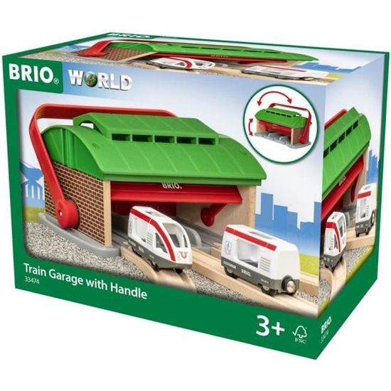 BRIO Voiture De Course En Bois | Figurine Conducteur Incluse | Compatible Circuits Trains | Dès 3 Ans