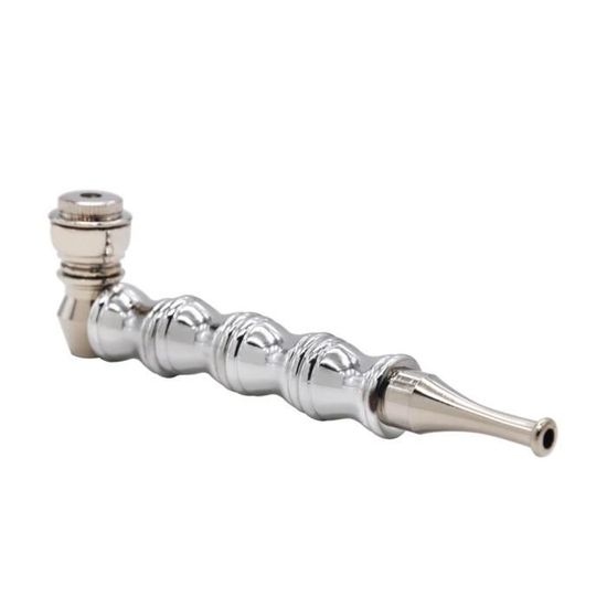 Porte-tabac Vintage Style Jade Avec Pointe De Pipe - Pierre Tricolore Quartz - Neuf