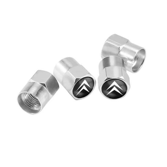 Lot De 4 Bouchons De Valves Pour Alpine Renault A110 Esprit - Noir Brillant