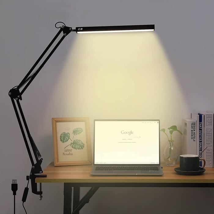 Lampe CRI >95 Evil Eye Lampe De Bureau LED Dimmable 1PCS, D'architecte | FindTheDeal Lampe Bureau LED Dimmable Bras Pivotant