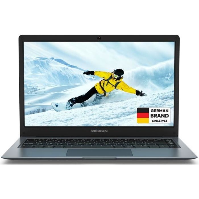 PC portable MEDION a�� AKOYA E14223 MD62560 14 FHD Intel Celeron N4120 RAM 4 Go eMMC 128Go Windows 11 Home S AZERTY
