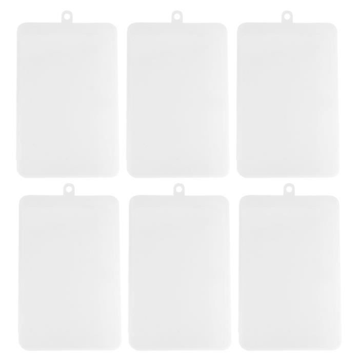 6 pièces support de stockage Simple mode Transparent Rectangle masque boîte de conteneur LUNETTES DE PLONGEE - MASQUE DE PLONGEE