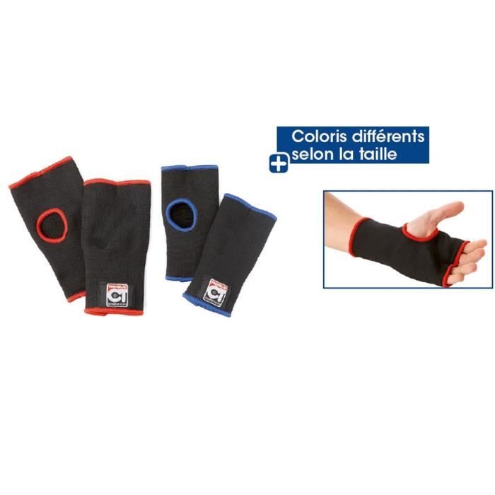Mitaine de boxe Tremblay (x2) - noir/rouge - Senior