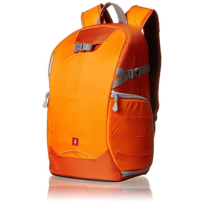 AmazonBasics Sac à dos pour appareil photo, Série Trek - Orange