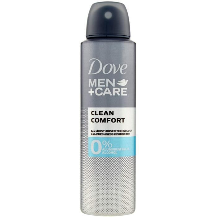 Déodorants et anti-transpirants Dove Déodorant 0% Men Clean Comfort – 3 Paquets de 150 ml : totale : 450 ml 73841