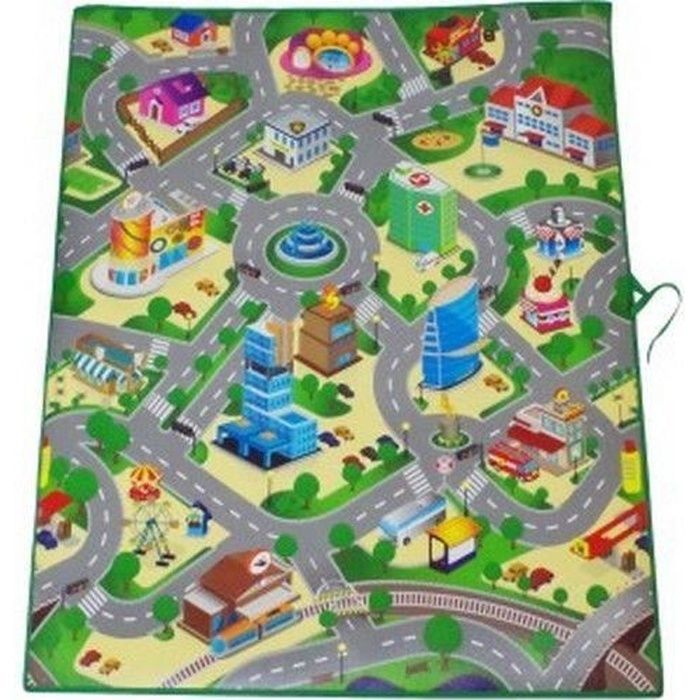 GRAND TAPIS 120CM POUR CHAMBRE POUR PETITE VOITURE JEU JOUET GARCON CHAMBRE ENFANT