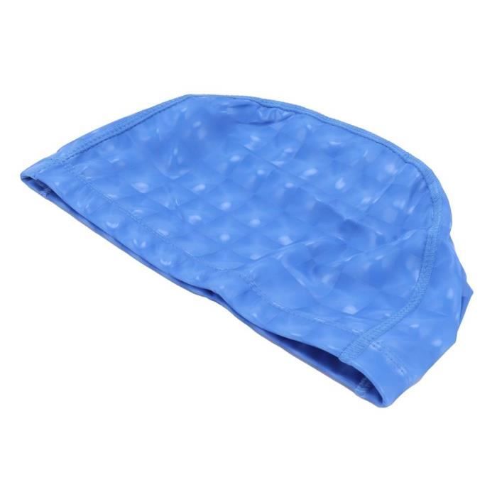 Cikonielf bonnet de bain protection auditive Bonnet de bain Bonnet de bain étanche de couleur vive Bonnet de bain à ressort chaud