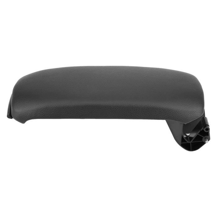 Atyhao Housse d'accoudoir Housse de couvercle d'accoudoir de Console centrale en cuir noir de voiture pour Audi A3 8P / A5