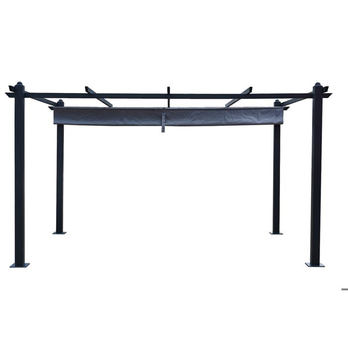 Nila 4x3m - Pergola auto-portée avec toile rétractable