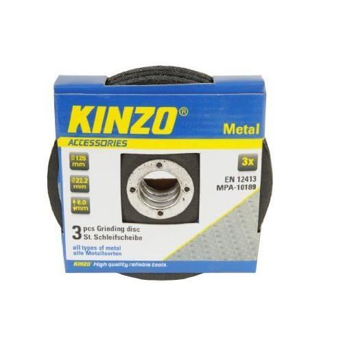 KINZO Disque de meulage métal - 125mm