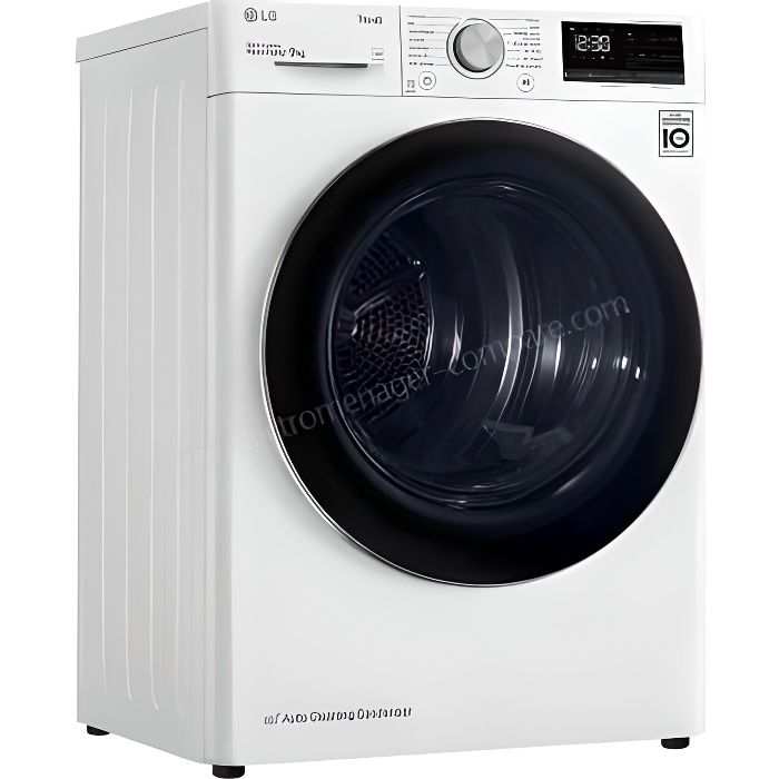Sèche-linge hublot pompe à chaleur LG RH1V50WH