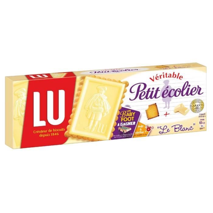 LU - Lu Petit Ecolier Chocolat Blanc (lot de 3)