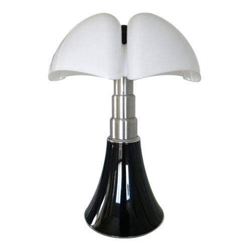 PIPISTRELLO Lampe - Pied télescopique - Noir brillant - H 66 / 86 cm