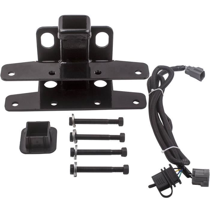 Récepteur d'attelage remorque 2 -et KIT pour Jeep Wrangler V6 JK JKU 2007 08-18 Trailer Hitch Receiver