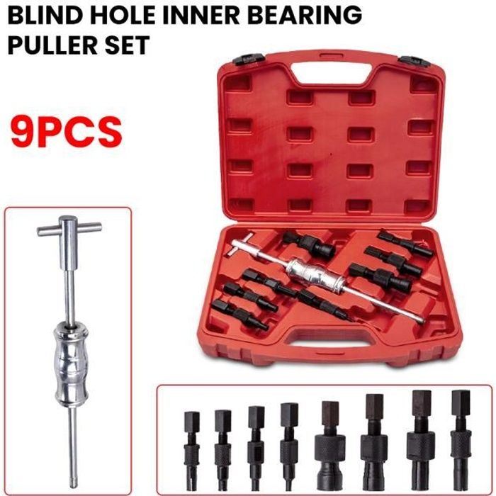 8-32 mm Roulement Intérieur Extracteur Kit avec Marteau à inertie T-Handle 390mm pour traction interne