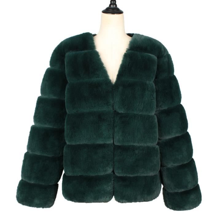 Manteau femme de Marque Europe et Amérique Nouveau Manteau de fourrure Manteau d'hiver Imprimé léopard Manteau de fourrure manteau