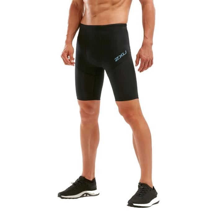 2XU Hommes Run Dash Compression Short Bermuda Sport Pants Trousers Bas De
