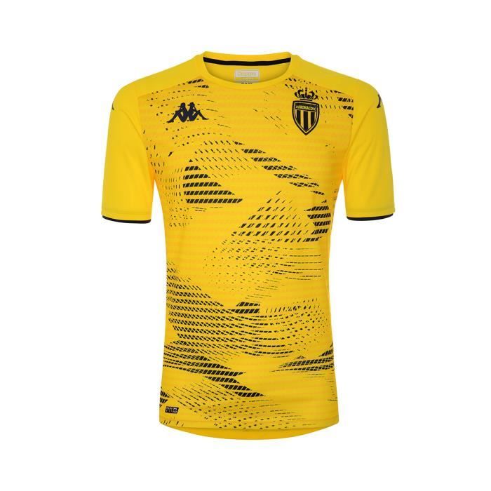 Kappa - Maillot Aboupre Pro 5 AS Monaco Homme Jaune