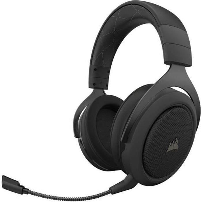 Corsair Casque Gamer Hs70 Pro Wireless - Sans Fil - Carbone (ca-9011211-eu)