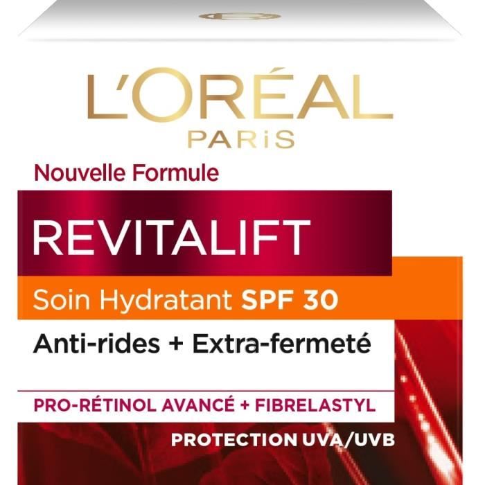 L'ORÉAL Paris Revitalift Soin de Jour Hydratant Protection Solaire SPF 30 - 50ml