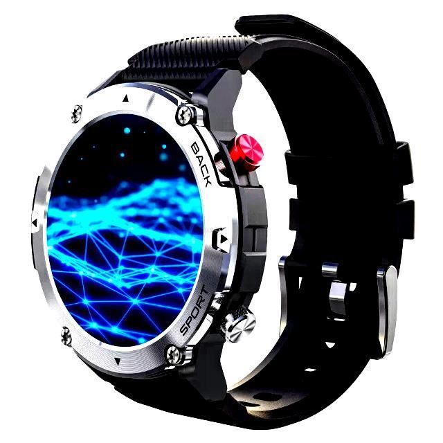 MONTRE CONNECTEE : Bracelet boitier tactile CPU : Realtek 8762DK couleur Gray Sportive / Appel (Smartwatch)