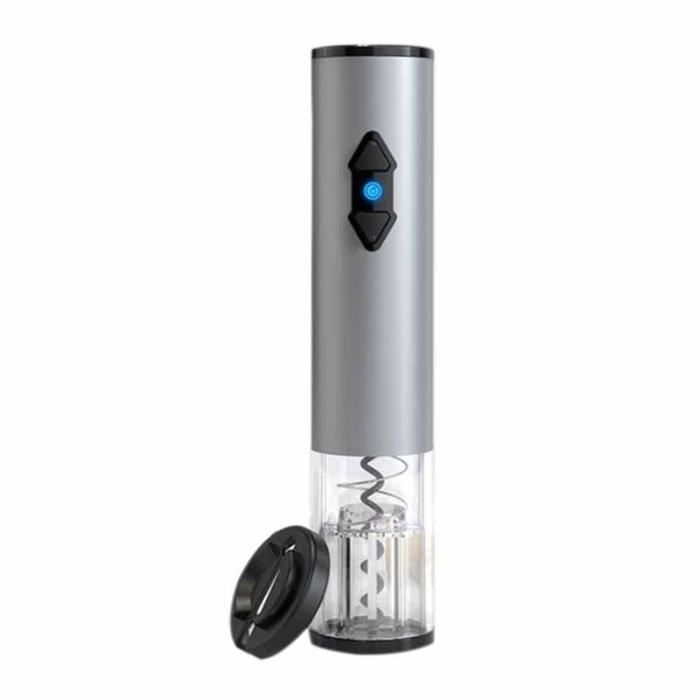Ouvre-Bouteille de Vin éLectrique, Ouvre-Bouteille de Vin éLectrique Sans Fil, Tire-Bouchon Automatique avec Coupe-Papier pour