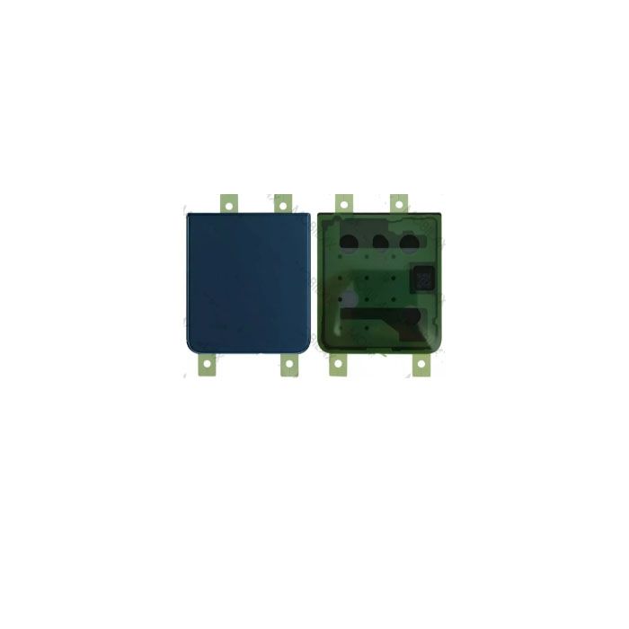 CACHE BATTERIE VITRE ARRIÈRE PREMIUM GOLD POUR SAMSUNG GALAXY Z FLIP 4 5G F721 INFÉRIEUR - vue 2