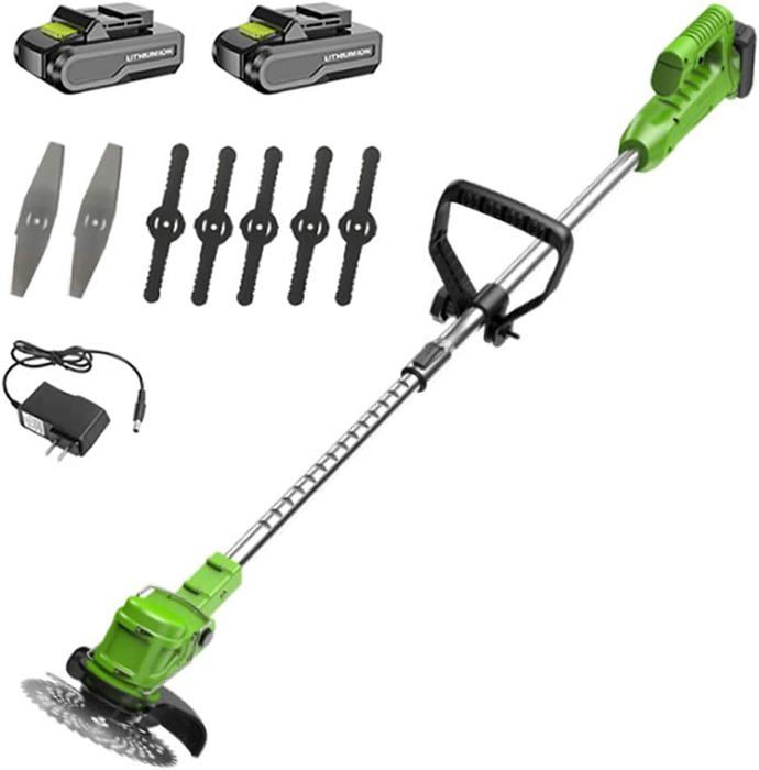 Taille-Haie Sans Fil 800W 21V - Coupe-Buisson Électrique Avec Batterie Rechargeable, Lame 51cm 1800RPM