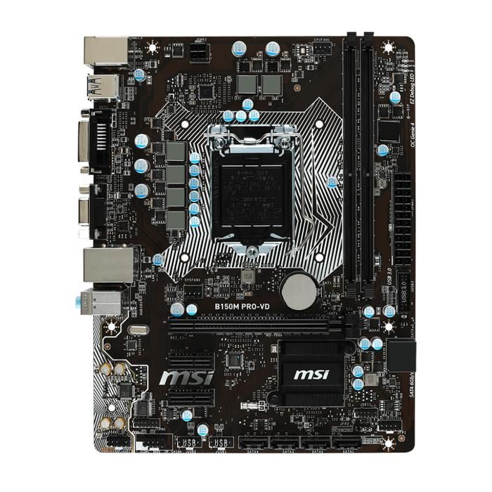 Carte mère MSI B150M PRO-VD Intel B150 LGA 1151 2xDDR4 SDRAM 32 Go Micro ATX - Msi